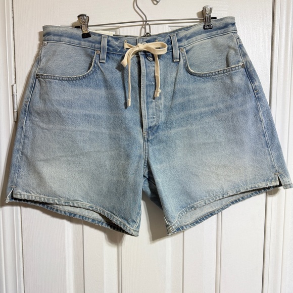 NWT Citizens of Humanity Brynn Drawstring Jean Shorts Jesamyn 31 5.5” inseam - Picture 7 of 10